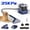 Blue And White, variant on Portable Carpet and Upholstery Spot Cleaner Machine, Deep Stain Cleaning for Carpets, Pets, Stairs, Car Seats, and Couches, Includes Dual Size Brush Head