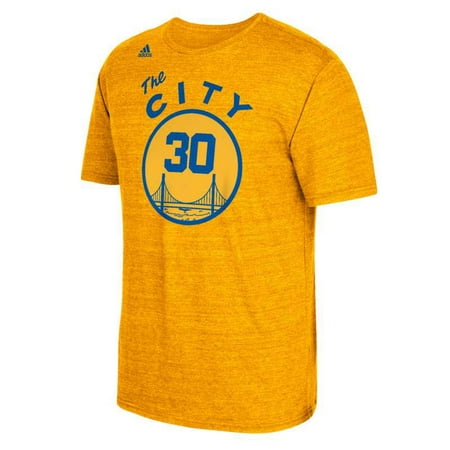 Hardwood Classics Vintage Tee - Stephen Curry Golden State Warriors Adidas Hardwood Classics Nights Name And Number T-Shirt (Gold)