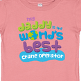 thumbnail image 4 of Inktastic Worlds Best Crane Operator Daddy Boys or Girls Baby T-Shirt, 4 of 5
