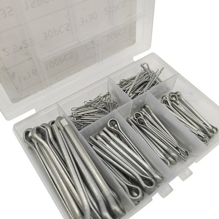 230Pcs Cotter Pins Hairpin Pins Spring Cotter Screw Retaining Pins Locating Pins