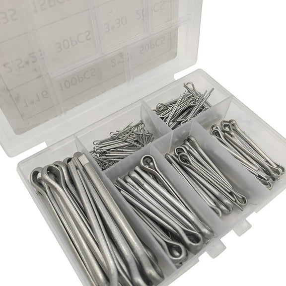 230Pcs Cotter Pins Hairpin Pins Spring Cotter Screw Retaining Pins Locating Pins