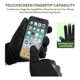 thumbnail image 3 of JupiterGear Unisex Airsoft Gloves with Touchscreen Fingertip Capability for Outdoor Sports Black X-Large, 3 of 7