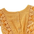 thumbnail image 5 of URMAGIC Summer Clearance Baby Girls Ruffles Sleveless Romper Jumpsuit Bodysuit with Headband, 5 of 6
