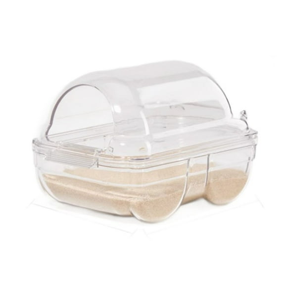 QualitChoice Hamster Ball Hamster Toys For Small Animal Sauna Sand Bath Container Small Animal Sauna Sandpit m