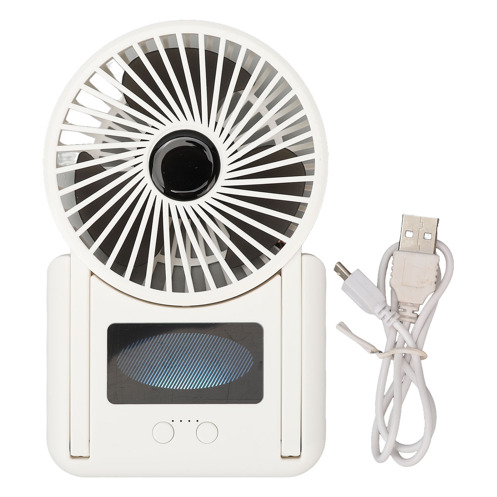 Mini Fan, Rechargeable Compact Mini Table Fan Quiet Speed For Table