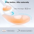 thumbnail image 4 of TUWAFE Sticky Bra for Women,Push Up Adhesive Bras,Invisible Backless Strapless Silicone,Spoon Shape Thin Edge (2 Pairs), 4 of 7