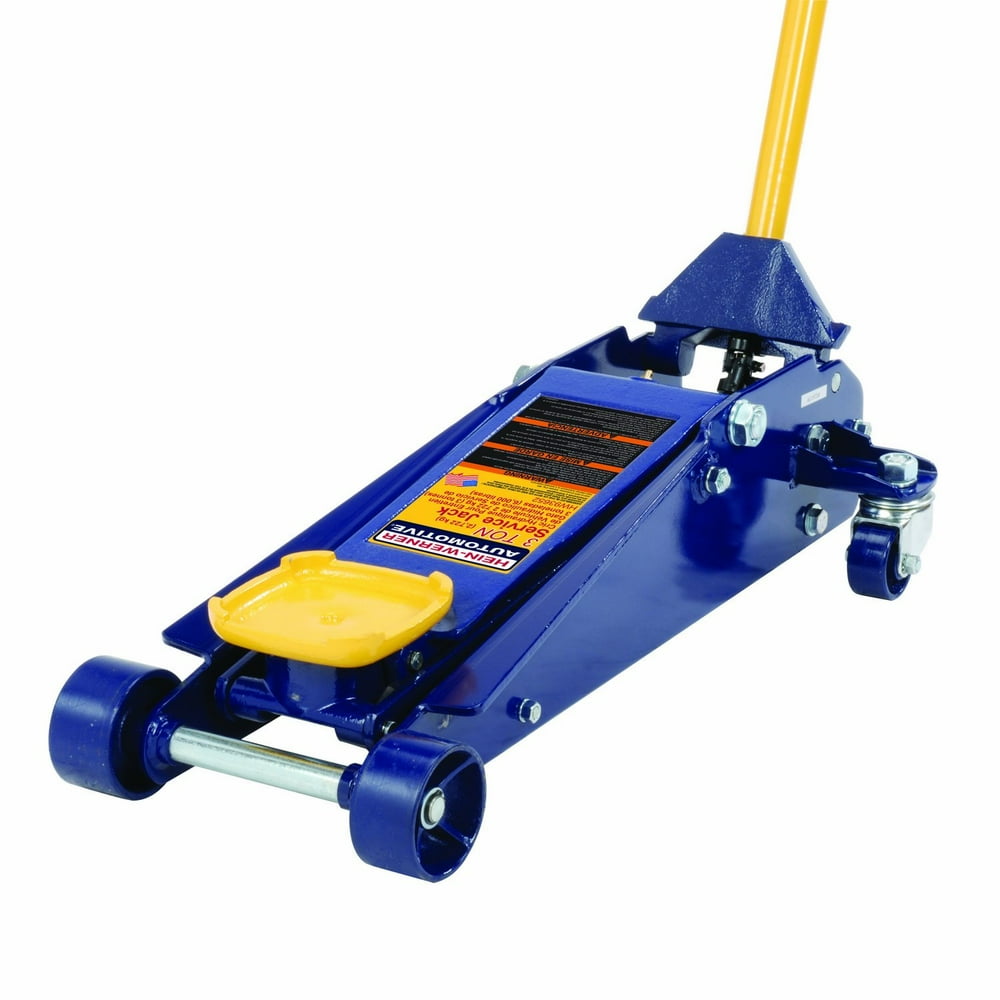 Hein-Werner HW93652 Blue Heavy Duty Service Jack - 3 Ton Capacity