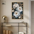 thumbnail image 3 of Golden Emblems in White II Canvas Luxury Floral Art by Art Remedy, Gold Frame, 24" x 36", 3 of 7
