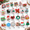 Cute Christmas Badge Reels Bulk, variant on Cute Christmas Badge Reels Bulk 24-Pack Retractable Winter Holiday ID Holders