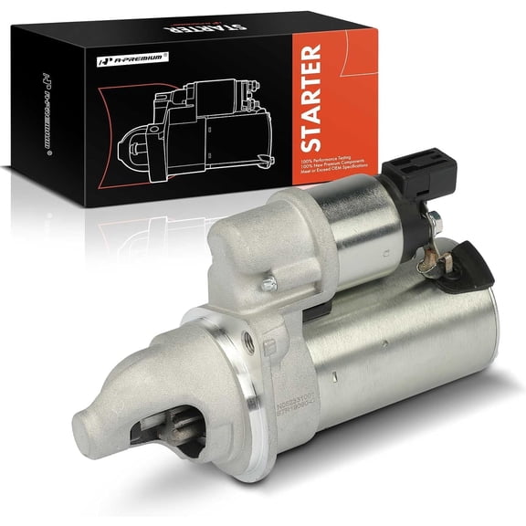 A-Premium Starter Motor Compatible with Hyundai Sonata 2009-2014, Santa Fe 2010-2012, Santa Fe Sport 2013-2014 & Kia Optima 2012-2014, Sorento 2011-2014, 2.4L, 12V 1.2KW 11T CW, Replace# 36100-2G100