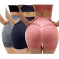 thumbnail image 3 of 3pzs Short De Licra Deportivo Para Mujer Moda Yoga Gym, 3 of 8