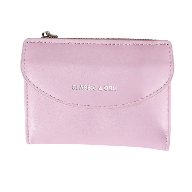 Women's Wallet, Double-Layer Zipper Card Holder, Small Accordion Multi-Card Slot Coin Purse