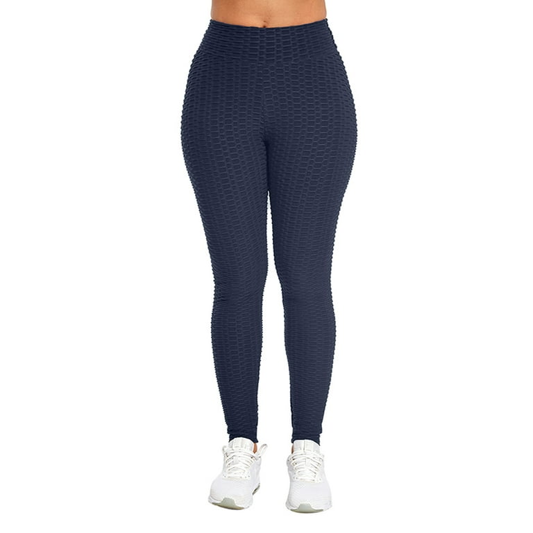 2021 Women Sport Yoga Pants Tight Leggings High Waisted Textured Ruched  Butt Lifting Anti Cellulite Workout Tights