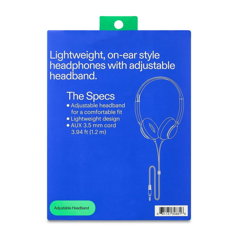 【公式】フジのお歳暮・冬ギフト onn pack) 2 Wired Walmart.com - Black Headphone, On-Ear ジャケット・アウター