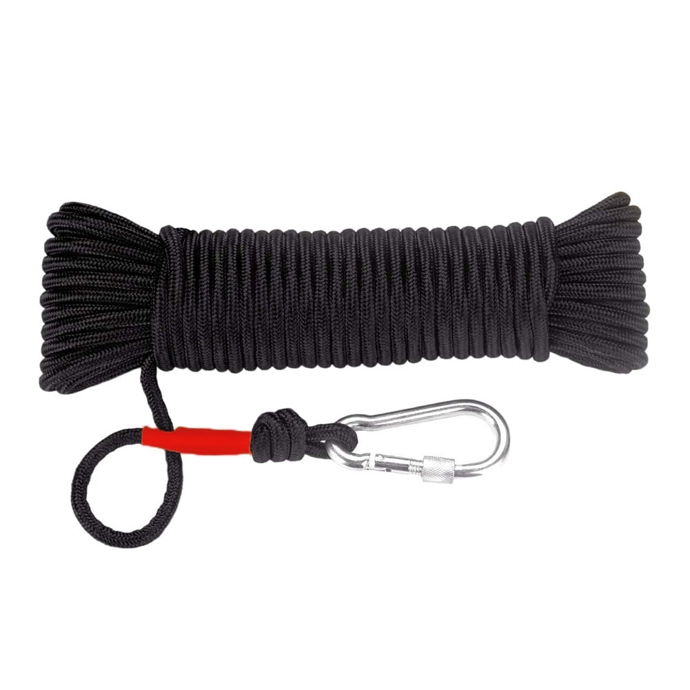 Emergency Escape Rope with Climbing Buckle Fishing Rope Nylon