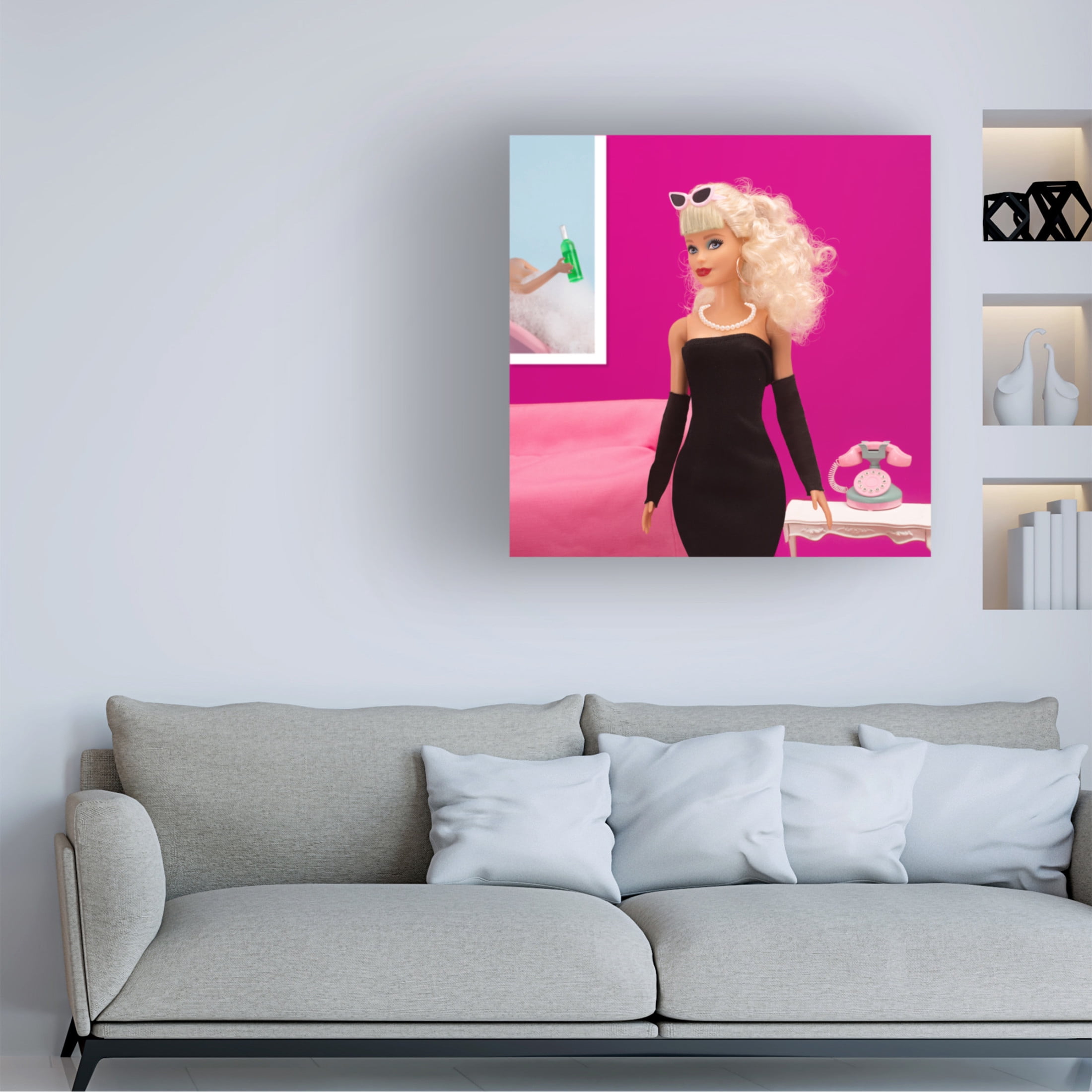 Canvas Wall Art - Julia Ramiro 'Tiffany' Wall Art for Living Room, Bedroom, or Office Décor by Trademark Fine Art - 24 x 24 Inches