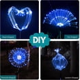 thumbnail image 4 of Luces solares para fuegos artificiales JjGoo, paquete de 2, 150 LED azules, impermeables, 4 of 8