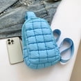 thumbnail image 4 of LHSHIDU Sling Bag Puffy Crossbody Purse for Women Fanny Pack Chest Bag Puffy Waist Bag, 4 of 6