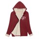 thumbnail image 4 of Ailaofu Women's Plus Rope Detail Oversized Hoodie Sherpa Zip Up Jacket, 4 of 7