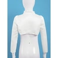 thumbnail image 4 of TiaoBug Wedding Flower Girls Shurg Bolero Cardigan Long Sleeve Princess Dress Cover-Up 3-12 White 10, 4 of 7