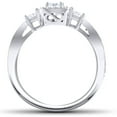 thumbnail image 3 of Pompeii 1 1/4ct Diamond Cushion Halo Ring 14K White Gold (G/H,I1-I2), 3 of 3