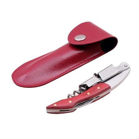 

NIUREDLTD Bottle Opener Leather Case Leather Bag Opener Packaging