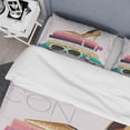 thumbnail image 4 of Designart 'Paris Glamourous Gold Style IV' Teenage Duvet Cover Set, 4 of 4