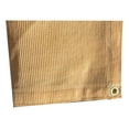 thumbnail image 3 of Yellow tan Color, 8 ft. x 30 ft. - 7 oz Premium 90% Shade Sail, Sun Shade, Creating Cool Shade Area, Suitable for Backyard, Camping, Parking, Greenhouse, Kennel, Construction, 3 of 4