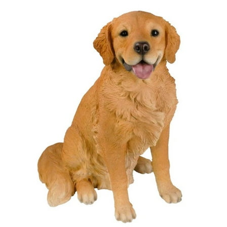 HI-LINE GIFT LTD. SITTING GOLDEN RETRIEVER STATUE