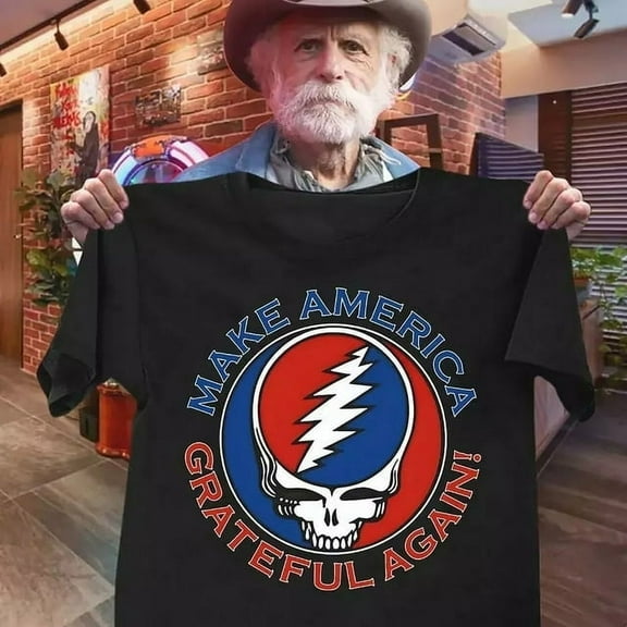 Make America Grateful Again Shirt - Rare Grateful Dead T-Shirt ,Black Color,Size XL