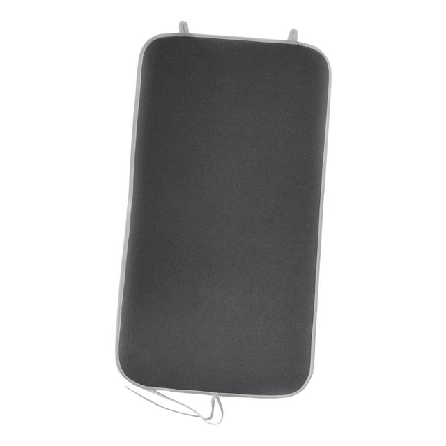 Alfombrilla de planchado plegable para ropa con vaporizador para puerta, ahorra espacio, 84 x 48 Gris oscuro