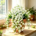 thumbnail image 4 of FastXmas Artificial Hanging Flowers for Outdoors, Hanging Plants Violet Vines UV Resistant for Wall Home Room Garden Wedding Indoor Outdoor Spring Summer Decoration(Purple), 4 of 4