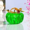thumbnail image 3 of HJJLRH Hand Blown Glass Pumpkin Figurine Glass Pumpkins for Decorating Ornament Crystal Pumpkin Figurine Collectible, 3 of 3