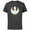 Charcoal, variant on Star Wars Hanukkah Menorah Rebel Alliance A Little Light - Short Sleeve Cotton T-Shirt for Adults - Customized-Black