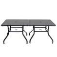 thumbnail image 5 of Nuu Garden 37" Square Patio Outdoor Dining Bistro Table-, 5 of 5