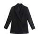 thumbnail image 1 of TRAF-chaqueta holgada de doble botonadura para mujer, abrigo Vintage de manga larga con bolsillos, prendas de vestir exteriores elegantes, 1 of 5