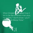 thumbnail image 3 of CafePress - Tesla Einstein Quote T Shirt - Men's Classic Graphic Cotton T-Shirt, 3 of 4