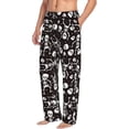 thumbnail image 2 of Daiia Skeleton Men's Sleep Pant with Pockets and Drawstring,Pajama Pants-Large, 2 of 9