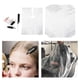 thumbnail image 1 of 150 piezas desechables de pelo vestidos delantal de peluquero + pinzas para el cabello y peine Baoblaze Capa de corte de pelo desechable, 1 of 8
