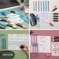 thumbnail image 5 of Schneider Slider Edge Pastel XB (Extra Broad) Ballpoint Pen, 1.4 mm, Light Blue Barrel, Assorted Ink Colors, Adjustable Case Stand of 8 Pens (152289), 5 of 7
