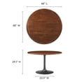 thumbnail image 3 of Lippa Dining Table in Black Walnut, 3 of 7