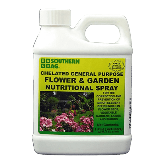 Chelated General Purpose Flower & Garden Nutritional Spray - 16 fl oz Jug by Southern Ag