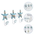 thumbnail image 3 of Creative Hanging Hook Rack Mediterranean style Coat Hanger Home Decoration, 3 of 6