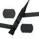 thumbnail image 3 of Uxcell 43.3" Round Groove Non-Slip PU Tennis Racket Overgrip Tape Wraps Black 16 Pack, 3 of 7