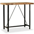 thumbnail image 6 of vidaXL Bar Set 7 Pieces Solid Reclaimed Wood, Genuine Leather & Canvas, 6 of 12