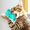 thumbnail image 2 of Pet Windmill Turntable Teasing Toys Scratching Tickle Toys Suction Cup Rotatable Windwill, Lake Blue, 2 of 9