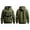 Army Green&&100, variant on CONROSES Mens Halloween Hoodies Spooky Pumpkin Face Graphic Long Sleeve Hallowmas Pullover Hoodie for Men Fall Winter Hooded Sweatshirts with Pocket
