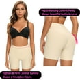 thumbnail image 6 of MISS MOLY Womens Shaping Firm Control Shapewear Boyshorts Briefs Fajas Butt Lifter Body Shaper Underwear, 6 of 6