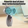 thumbnail image 6 of PSVFUJZ Handheld Turbo Fan Cute Owl Design Portable USB Rechargeable Cooling Fan Compact Lightweight Personal Fan for Outdoor Travel Camping Home Office Daily Use, 6 of 6