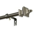 thumbnail image 3 of 5/8" Dia Adjustable 48"-84" single curtain rod with Mollie Finials - Antique Light Gold,(5714-484), 3 of 3